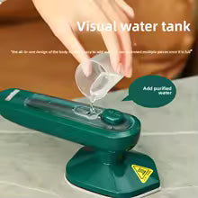 Portable Mini Ironing Machine –2-in-1 Dry & Wet Iron