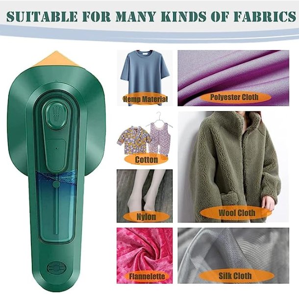 Portable Mini Ironing Machine –2-in-1 Dry & Wet Iron