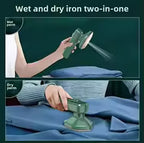 Portable Mini Ironing Machine –2-in-1 Dry & Wet Iron