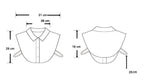 Women’s Detachable Rhinestone Collar – Elegant Fake Shirt Collar for Sweaters,